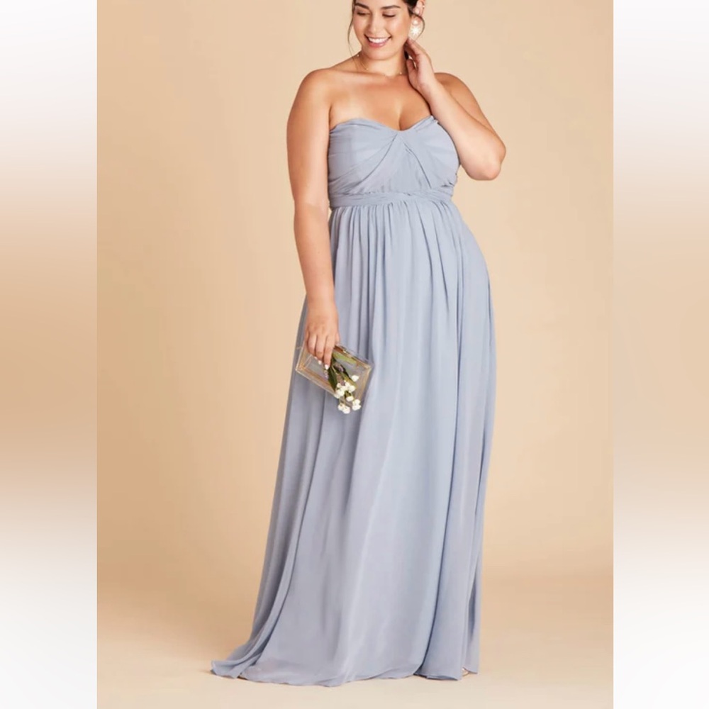 Birdy Grey Dusty Blue Grace Convertible Dress